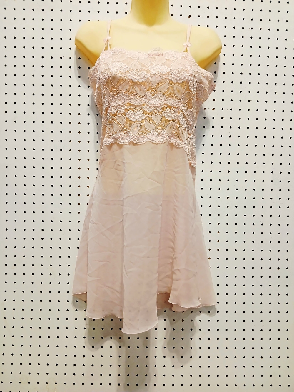 Source Unknown Pale Pink Lace Chemise Nightgown - Picture 4 of 10